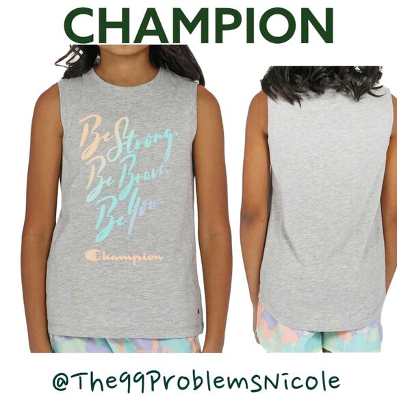 Champion Girls 2-Pack Active Wear UPF 30 Moisture Wicking T-shirts - Picture 2 of 8